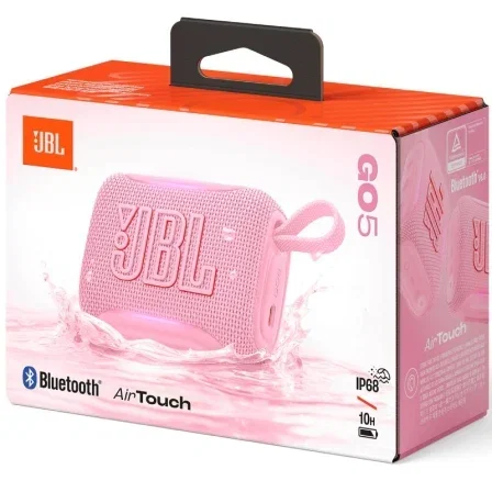 JBL GO 5 Altavoz Bluetooth 4.8W Portátil Resistente IP68 Rosa - JBLGO5PIK JBL GO 5 Altavoz Bluetooth 4.8W Portátil Resistente IP68 Rosa - JBLGO5PIK